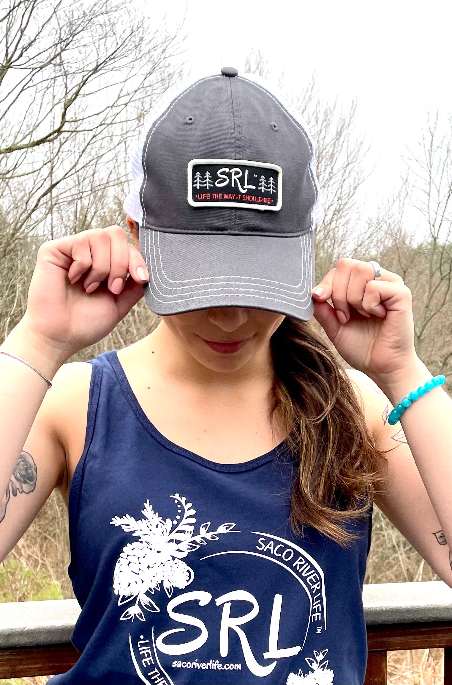 SRL™ GARMENT-WASHED TRUCKER HAT