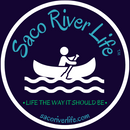 SRL™ LIVING THE SACO RIVER LIFE™ STICKERS