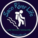 SRL™ LIVING THE SACO RIVER LIFE™ STICKERS