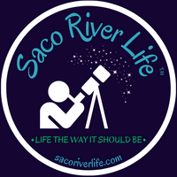 SRL™ LIVING THE SACO RIVER LIFE™ STICKERS