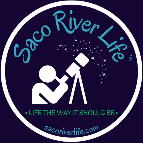 SRL™ LIVING THE SACO RIVER LIFE™ STICKERS